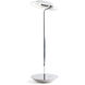 Royyo 17.4 inch 11.00 watt Chrome Desk Lamp Portable Light in Chrome With Chrome